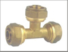 Brass Plumbing Fitting Tee Connector