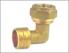 Brass 90 degree Elbow Plumbing Fitting Union Connection China Supplier