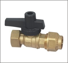 Brass Water Valve Reduced Bore For Water Gas
