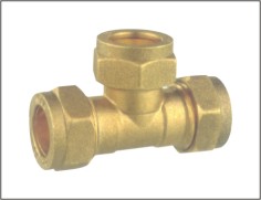 Brass Plumbing Fitting Tee Connector