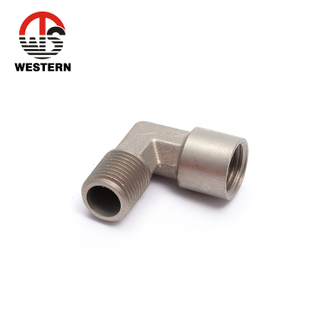 90 degree Elbow Nickel Plated FxM Thread